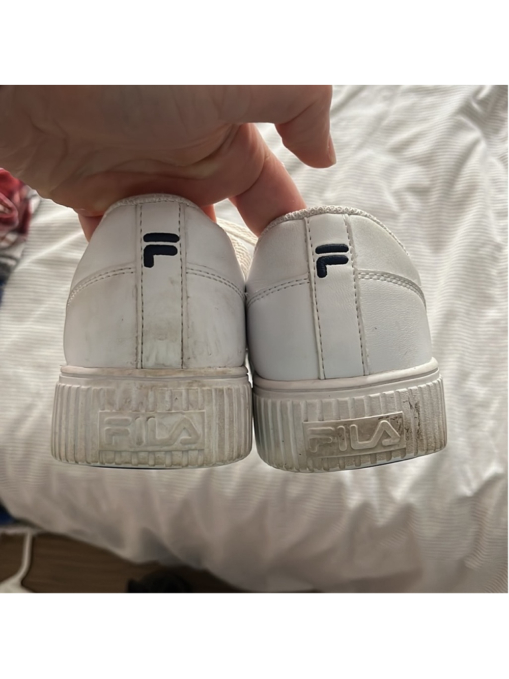 FILA white sneakers, Size 7 - Picture 7 of 7